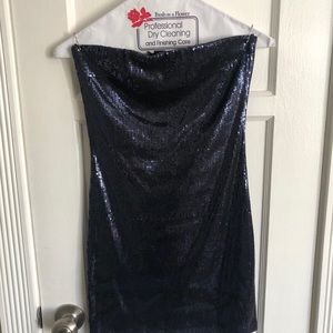 Forever 21 Short Sparkle Tube Top Dress